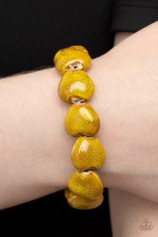 GLAZE a Trail - Yellow - Bracelet