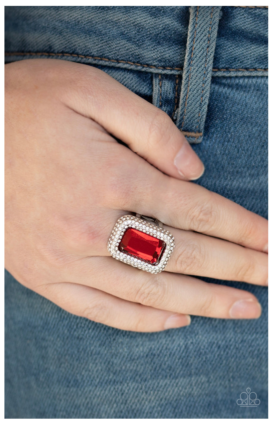 A Grand STATEMENT-MAKER - Red - Ring