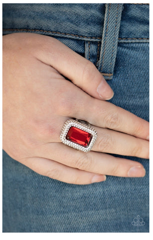 A Grand STATEMENT-MAKER - Red - Ring