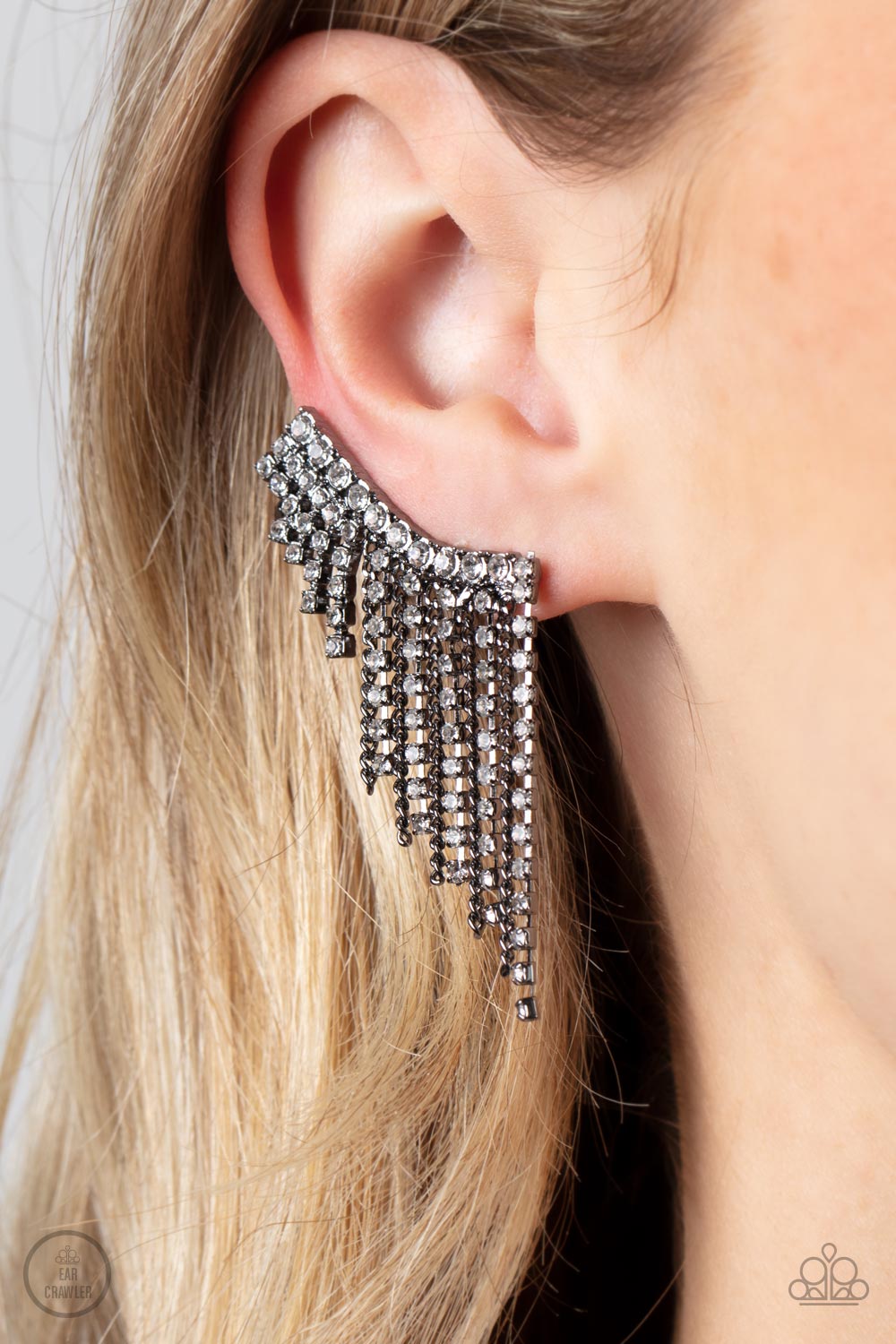 Thunderstruck Sparkle - Black - Earring