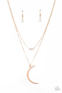 Modern Moonbeam - Rose Gold - Necklace