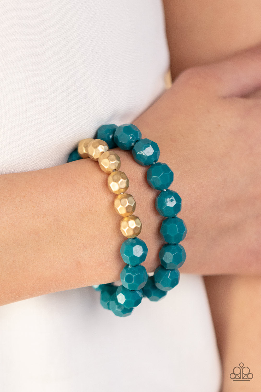 Grecian Glamour - Blue - Bracelet