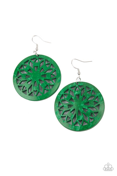 Ocean Canopy - Green  - Earring