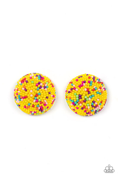 Kaleidoscope Sky - Yellow - Earrings