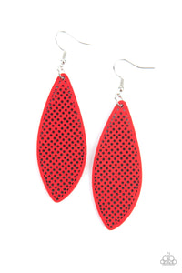 Surf Scene - Red -Earrings