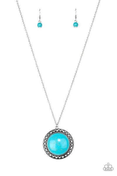 Run Out Of RODEO - Blue - Necklace