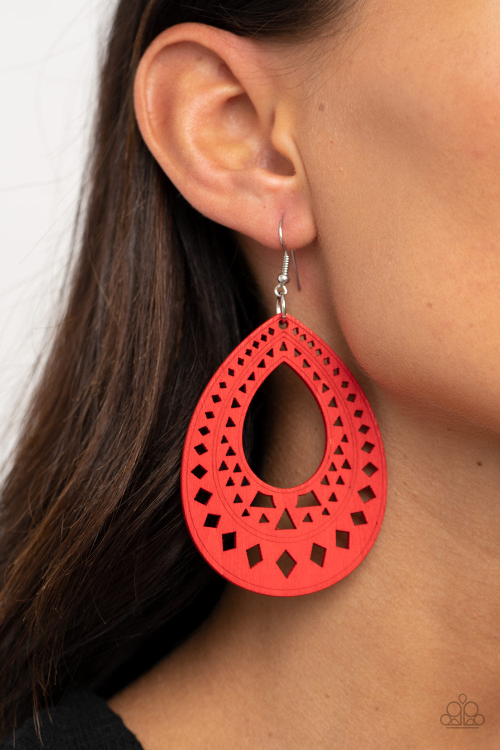 Belize Beauty - Red Earrings