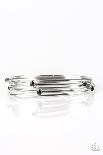 Delicate Decadence - Green Bracelets