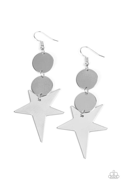 Star Bizarre - Silver - Earrings