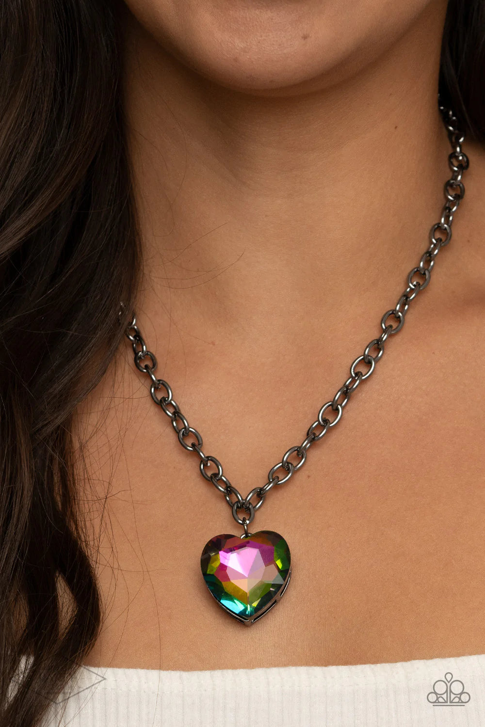 Flirtatiously Flashy - Multi Necklace