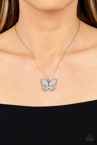 Flutter Forte - White - Necklace