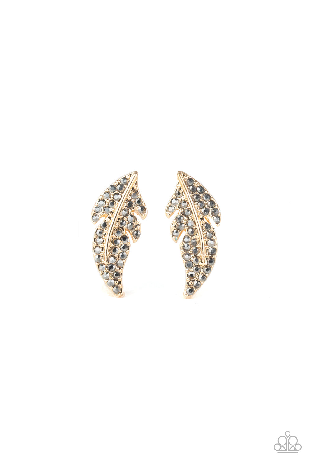 Feathered Fortune - Gold Earring