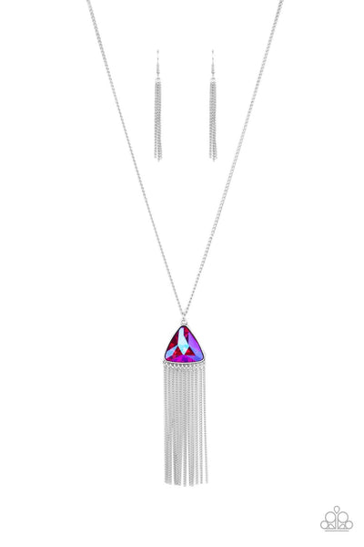 Proudly Prismatic - Pink - Necklace