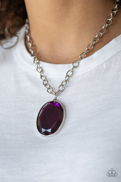 Light As Heir - Purple Necklace