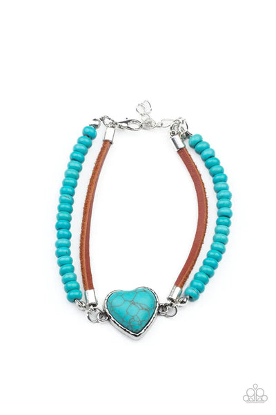 Charmingly Country Blue Bracelet