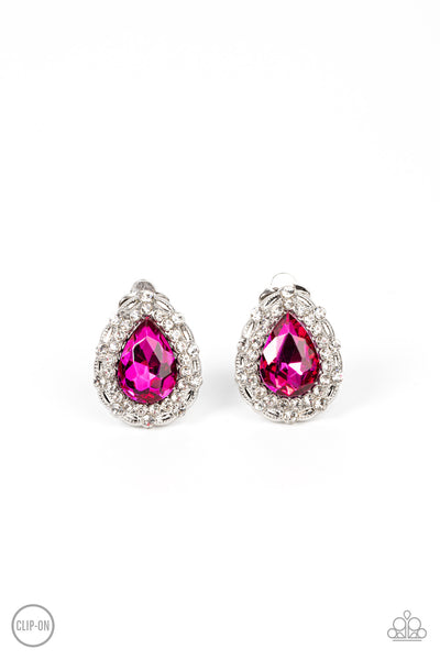 Haute Happy Hour - Pink - Earrings