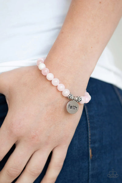 Faith It Till You Make It - Pink - Bracelet