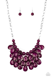 Sorry To Burst Your Bubble - Purple - Necklace