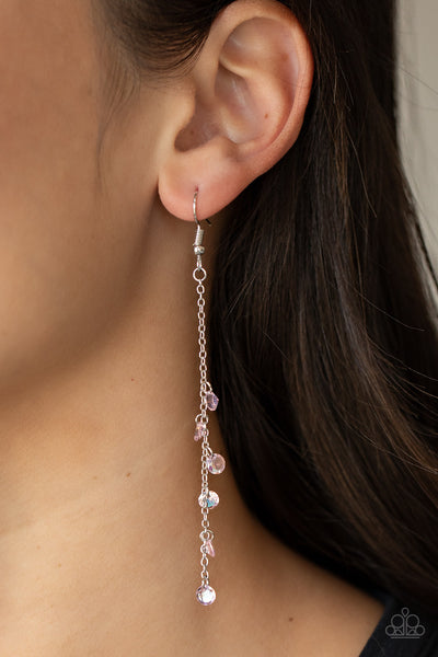 Extended Eloquence - Pink Earrings