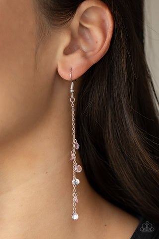 Extended Eloquence - Pink Earrings