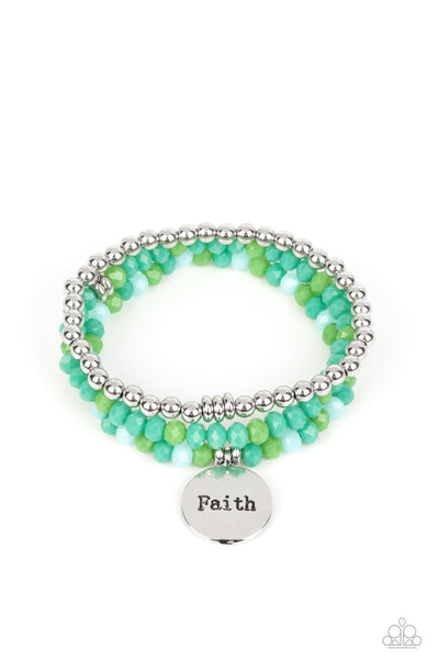 Fashionable Faith - Green - Bracelets