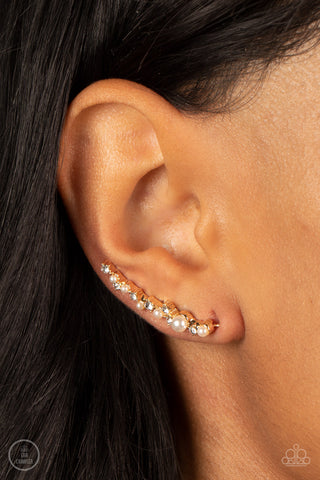 Couture Crawl - Gold - Earrings