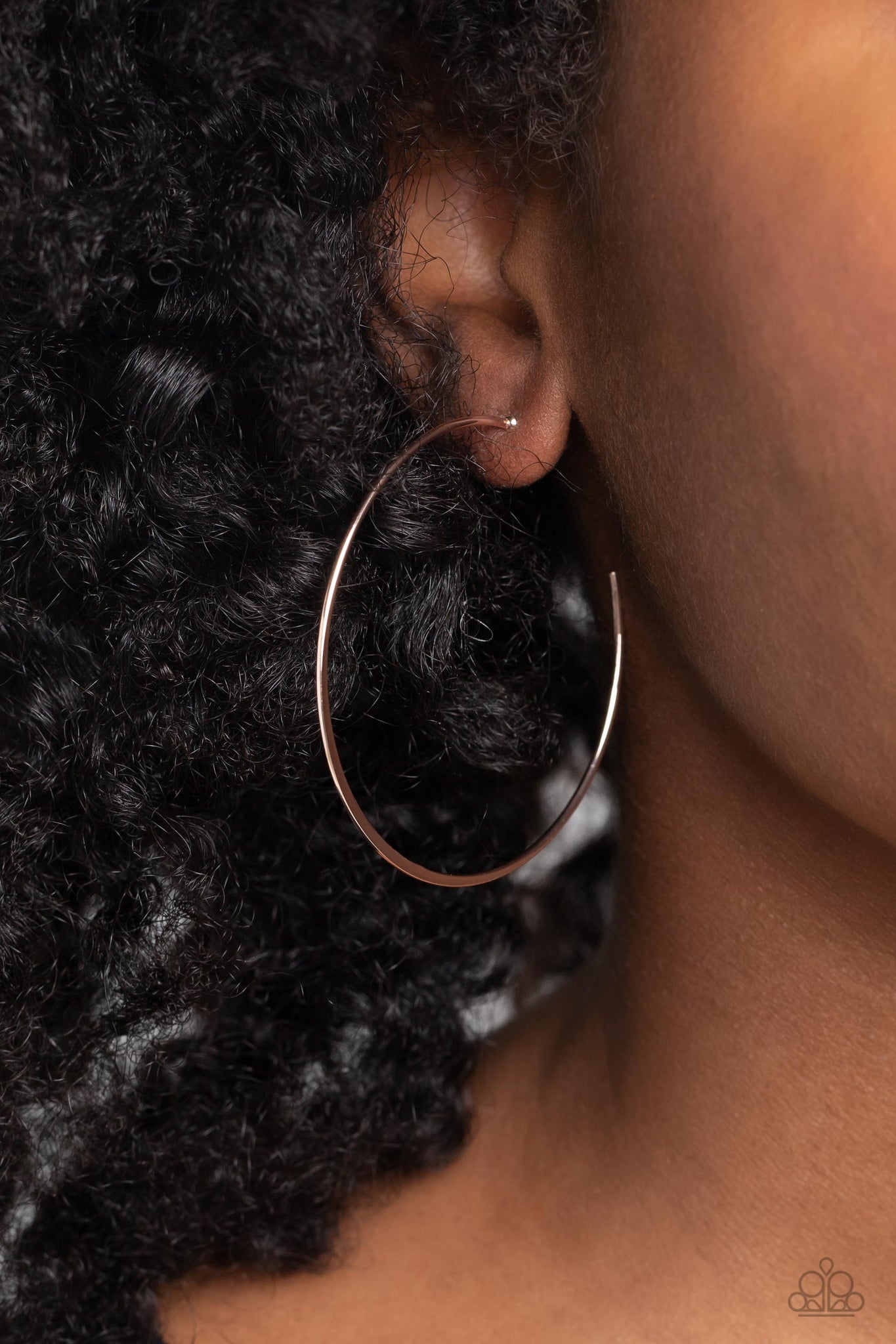 Seize the Sheen - Rose Gold Earrings