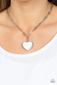 Everlasting Endearment - White Necklace