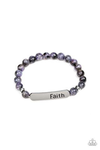 Faith In All Things - Purple - Bracelet