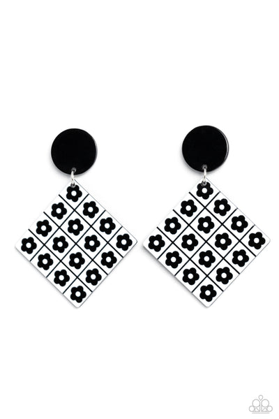 Vintage Vaudeville - Black Earrings