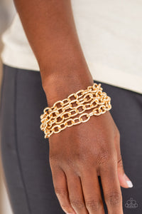 Fast Ball - Gold Bracelet