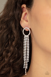 Endless Sheen White Earrings