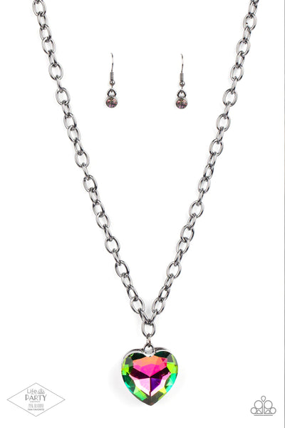 Flirtatiously Flashy - Multi Necklace