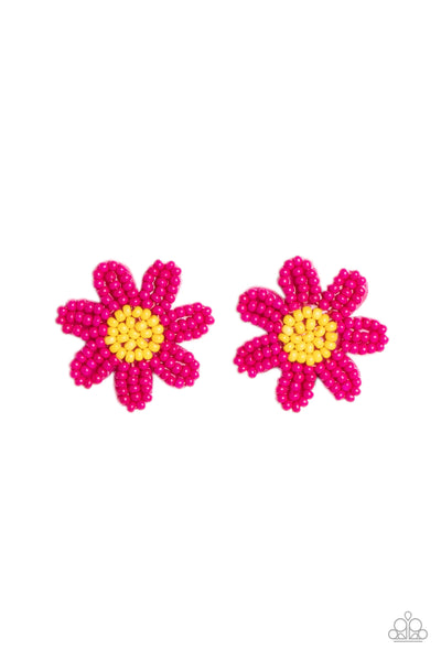 Sensational Seeds - Pink Earrings