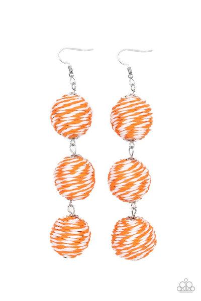 Laguna Lanterns - Orange Earrings