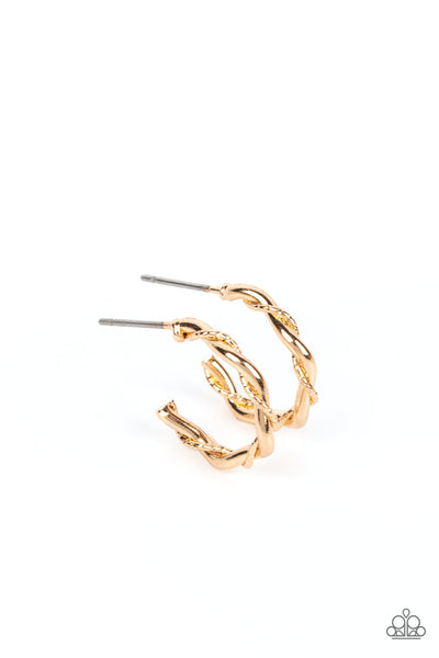 Irresistibly Intertwined - Gold - Earrings