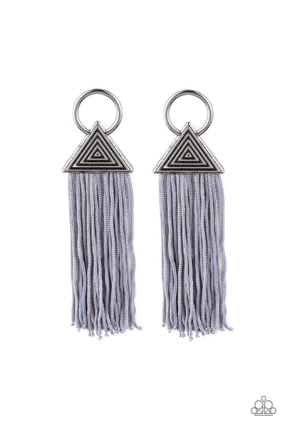 Oh My Giza - Silver Earrings