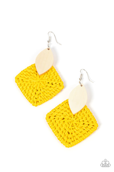 Sabbatical WEAVE - Yellow  - Earring