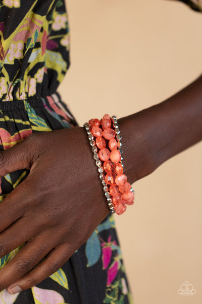 Seaside Siesta - Orange - Bracelet