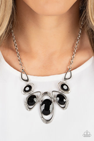 Hypnotic Twinkle - Black - Necklace