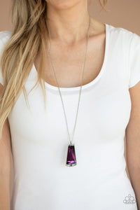 Empire State Elegance - Purple Necklace