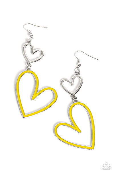 Pristine Pizzazz - Yellow Earrings