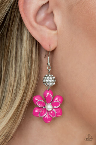 Bewitching Botany - Pink - Earrings