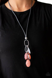 Fundamentally Flirtatious - Orange - Necklace