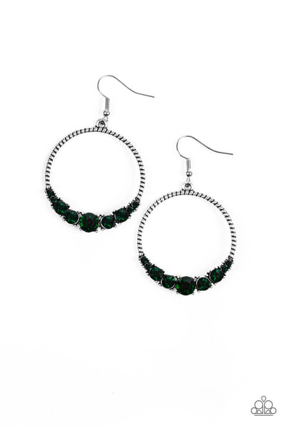 Self-Made Millionaire - Green Earrings