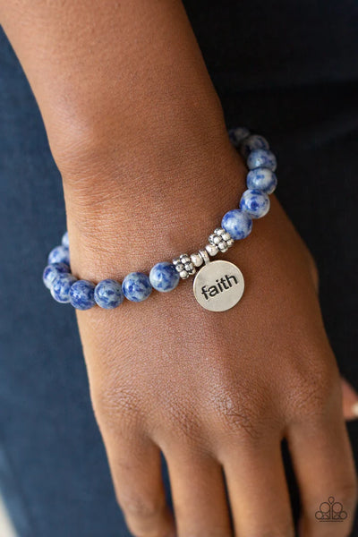 FAITH It, Till You Make It - Blue - Bracelet