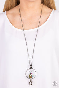 Swinging Shimmer - Multi - Lanyard Necklace