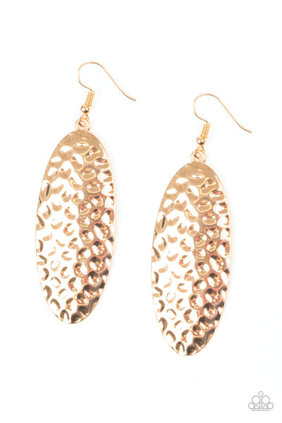 Radiantly Radiant - Gold Earrings