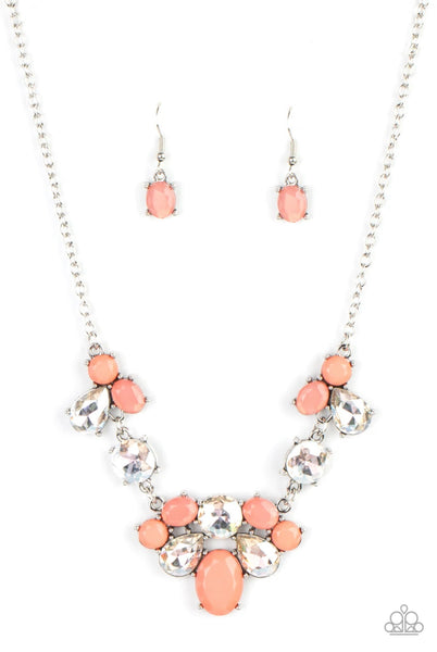 Ethereal Romance Orange Necklace