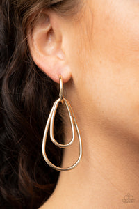 Droppin Drama - Gold Earrings